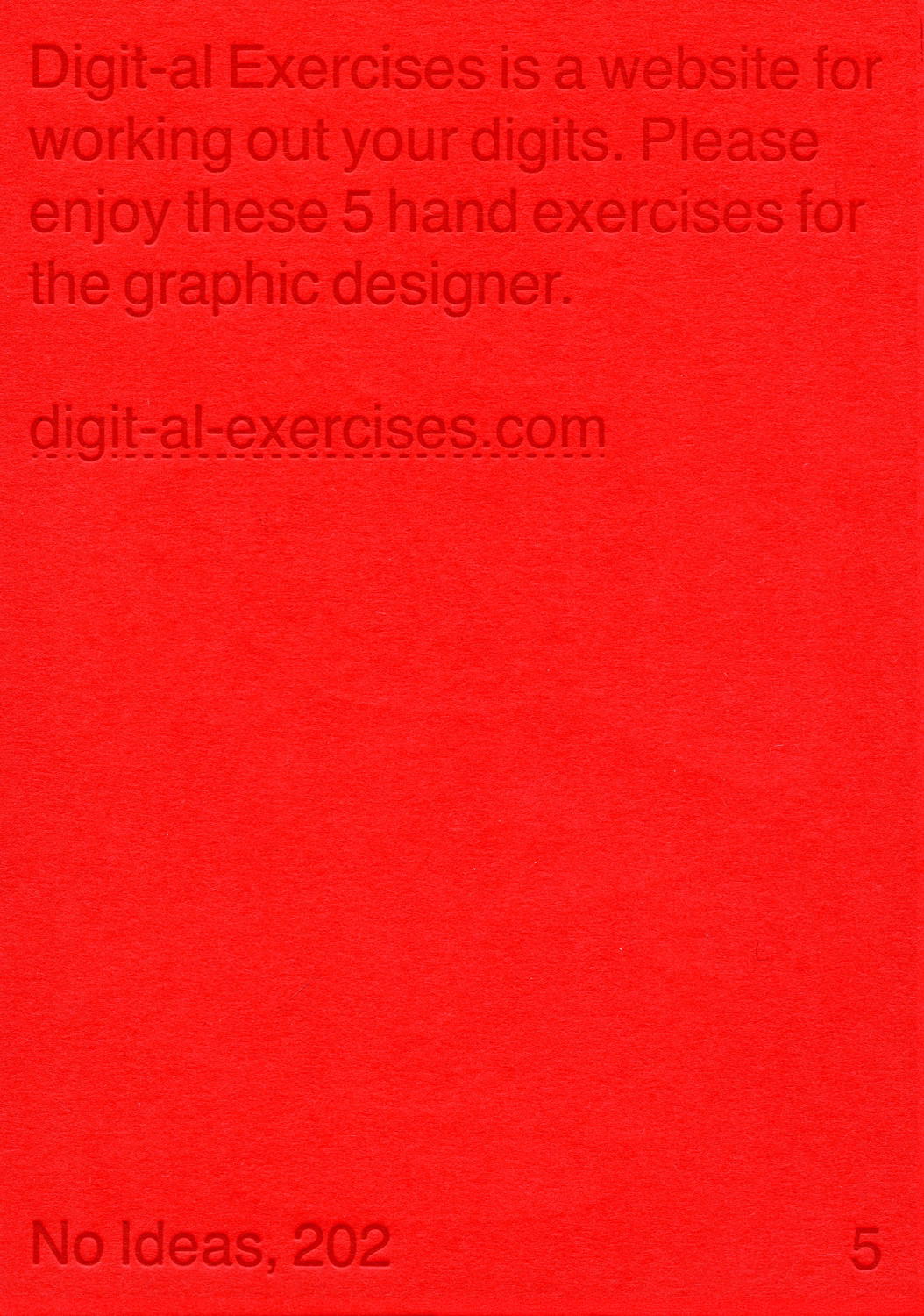 holiday card invite by no ideas studio